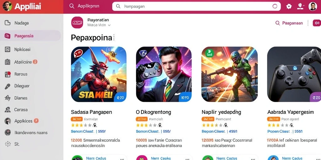 Sistem belanja dalam game yang memudahkan untuk mendapatkan item.