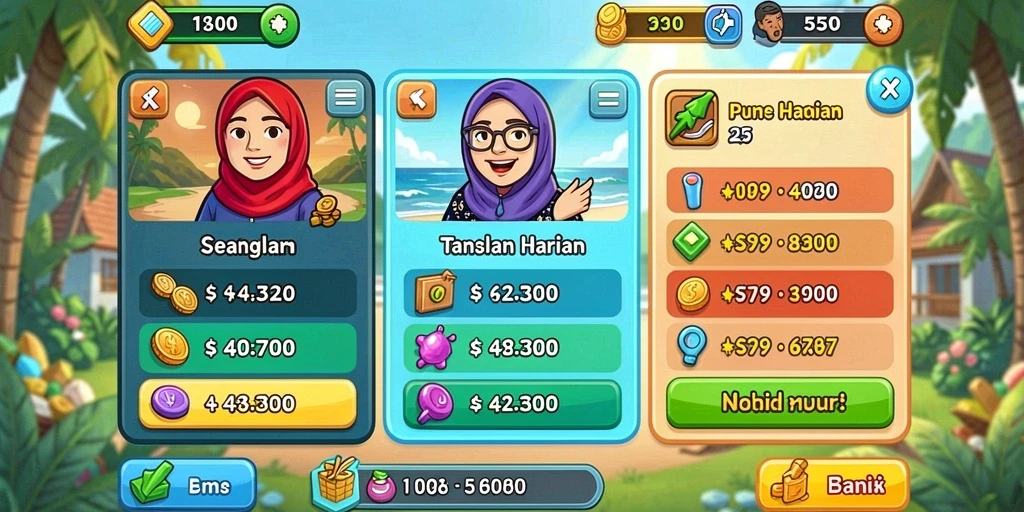 Mode multiplayer yang seru untuk bersaing.