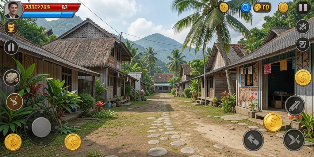 Grafis permainan yang memukau dan realistis.
