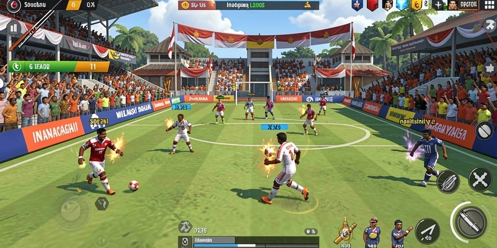 Percobaan seru dalam mode multiplayer.